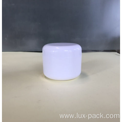 Plastic Cosmetic Care cream Jar with Screw Cap